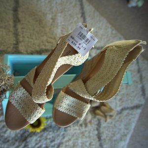 Montego Bay Strappy Cream Espadrilles